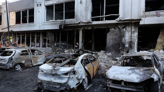 Imagen de archivo de un ataque ruso sobre Odesa.