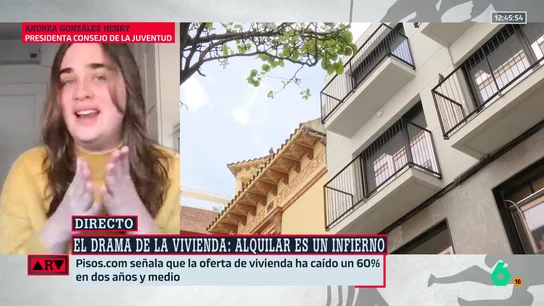 La presidenta del Consejo de la Juventud alerta: "Estamos en récord de alquileres y mínimo histórico de jóvenes emancipados" La presidenta del Consejo de la Juventud alerta: "Estamos en récord de alquileres y mínimo histórico de jóvenes emancipados"