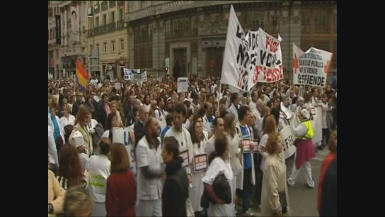 Manifestaci&oacute;n por la Sanidad P&uacute;blica. 