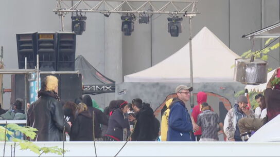 Im&aacute;genes de la rave ilegal celebrada en La S&egrave;nia, Tarragona.