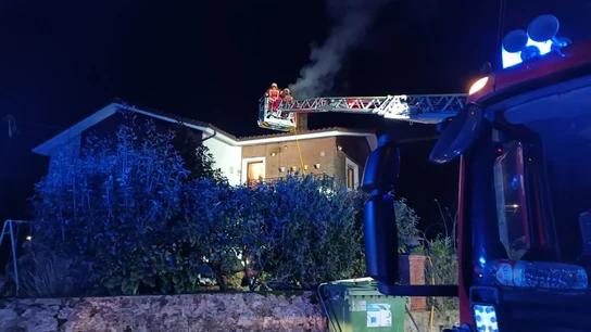 Imagen de archivo de un incendio Imagen de archivo de un incendio