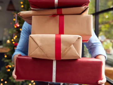 Regalos de Navidad envueltos Regalos de Navidad envueltos