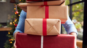 Regalos de Navidad envueltos