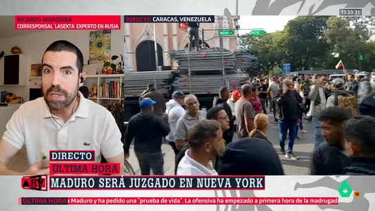 Ricardo Marquina habla del papel de Putin tras el ataque a Venezuela: "Ya ha criticado la acción de EEUU, pero no hay apoyo militar" Ricardo Marquina habla del papel de Putin tras el ataque a Venezuela: "Ya ha criticado la acción de EEUU, pero no hay apoyo militar"