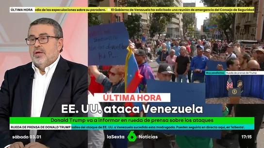 Pedro Rodríguez, tras el ataque de EEUU a Venezuela: "En el funeral del régimen de Maduro no va a haber overbooking" Pedro Rodríguez, tras el ataque de EEUU a Venezuela: "En el funeral del régimen de Maduro no va a haber overbooking"