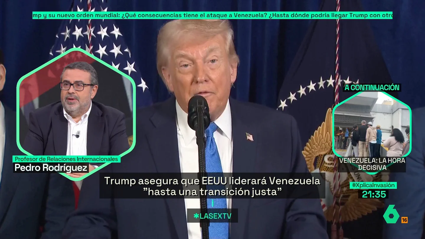 Pedro Rodríguez señala la "precipitación" de Trump Pedro Rodríguez señala la "precipitación" de Trump