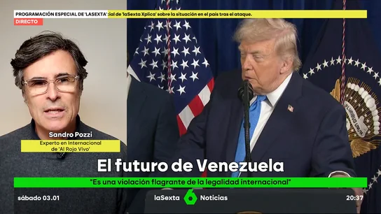 Sandro Pozzi valora las declaraciones de Trump sobre Cuba: "No van a permitir que haya otros regímenes como el de Maduro" Sandro Pozzi valora las declaraciones de Trump sobre Cuba: "No van a permitir que haya otros regímenes como el de Maduro"