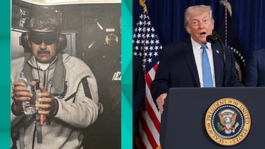 Nicolás Maduro detenido y Donald Trump Nicolás Maduro detenido y Donald Trump