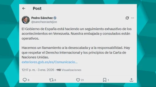 Mensaje de Pedro Sánchez en redes sociales Mensaje de Pedro Sánchez en redes sociales