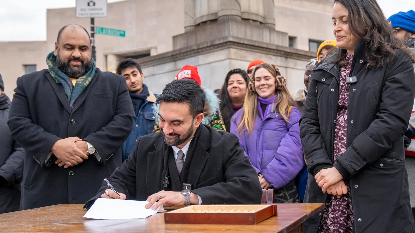 El alcalde de Nueva York, Zohran Mamdani El alcalde de Nueva York, Zohran Mamdani