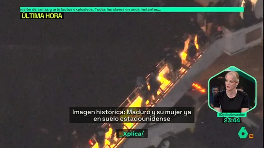 Zaida Cantera, sobre la llegada de Maduro a Nueva York: "Trump es un showman, siempre escenifica para mandar un mensaje" Zaida Cantera, sobre la llegada de Maduro a Nueva York: "Trump es un showman, siempre escenifica para mandar un mensaje"
