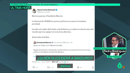 Pedro Rodríguez: "Lo que Le Pen ha hecho es darle una patada a Trump en el trasero de la UE" Pedro Rodríguez: "Lo que Le Pen ha hecho es darle una patada a Trump en el trasero de la UE"