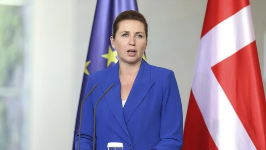 La primera ministra de Dinamarca, Mette Frederiksen, en una imagen de archivo La primera ministra de Dinamarca, Mette Frederiksen, en una imagen de archivo