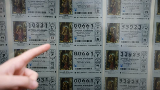 Varios décimos de la Lotería del Niño de 2026, en una administración de Valencia Varios décimos de la Lotería del Niño de 2026, en una administración de Valencia