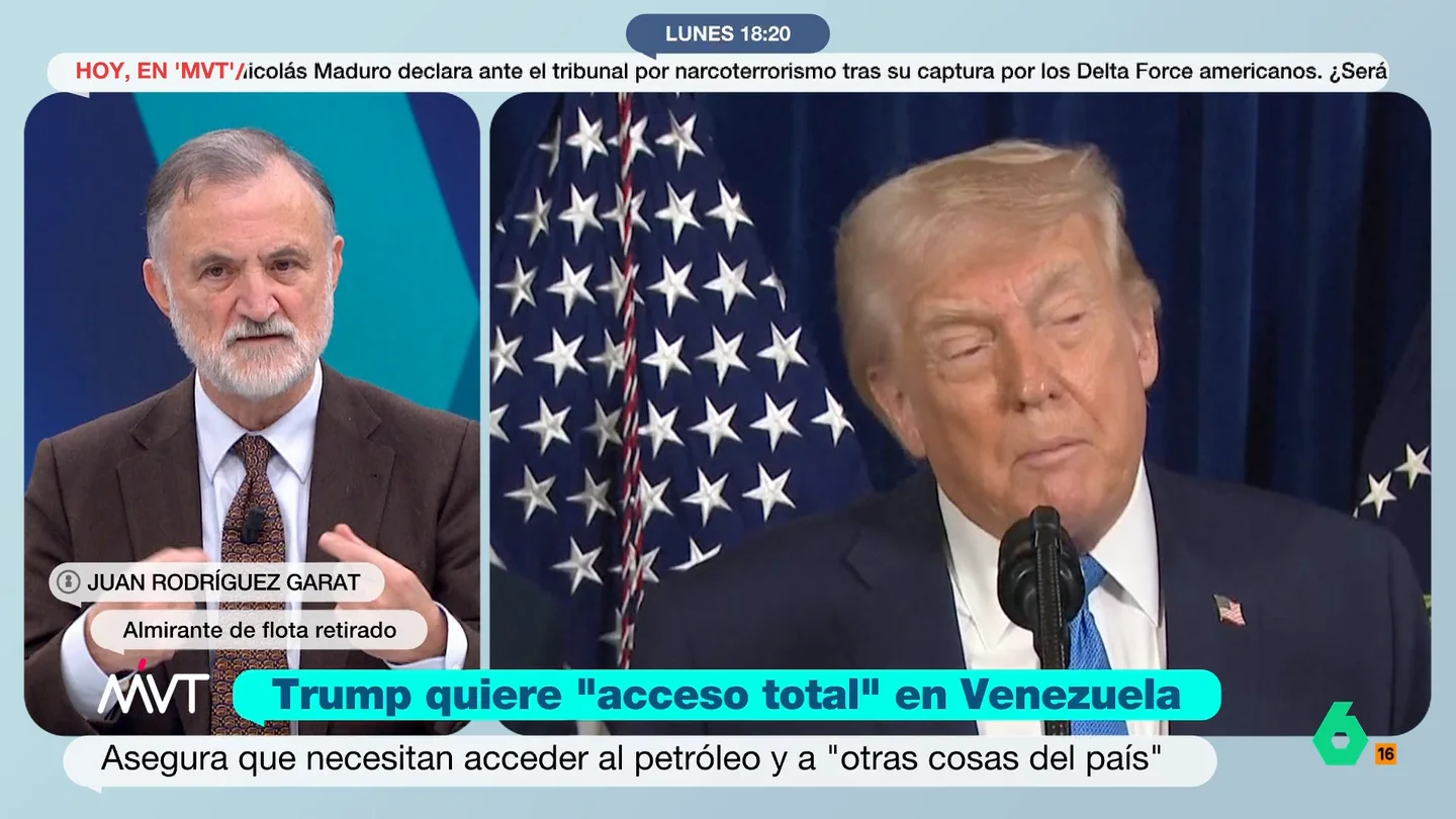 Juan Rodríguez Garat: "Europa no tiene capacidad disuasoria, debe elegir quién nos va a mangonear" El almirante de flota retirado indica en Europa "no hemos hecho los deberes" y que, por ese motivo, no cuenta con capacidad para disuadir a EEUU.
