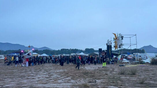 Rave ilegal en el embalse del Cenajo (Albacete)