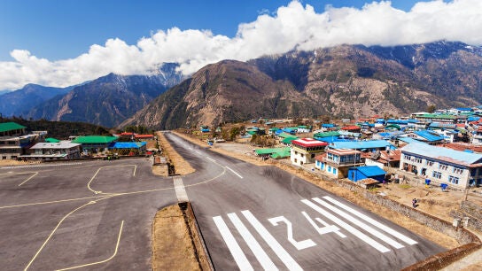 Aeropuerto de Lukla, en Nepal