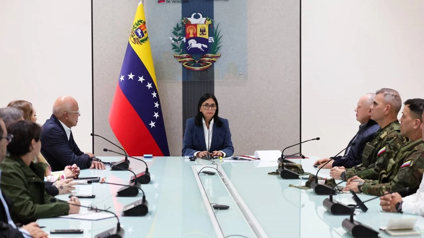 La vicepresidenta de Venezuela, Delcy Rodríguez La vicepresidenta de Venezuela, Delcy Rodríguez