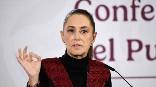 La presidenta de México, Claudia Sheinbaum, durante un acto La presidenta de México, Claudia Sheinbaum, durante un acto