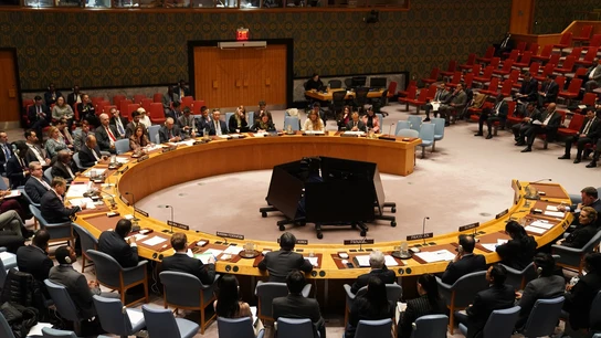 Imagen de la reunión extraordinaria del Consejo de Seguridad de la ONU por la situación en Venezuela Imagen de la reunión extraordinaria del Consejo de Seguridad de la ONU por la situación en Venezuela