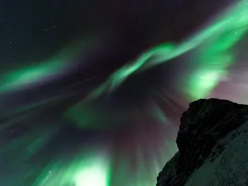Aurora boreal en Islandia Aurora boreal en Islandia