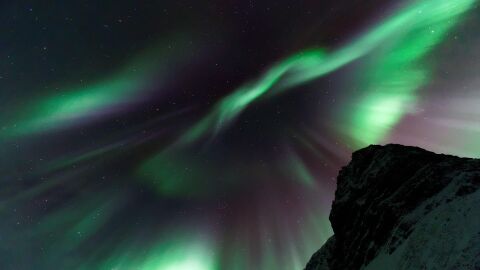 Aurora boreal en Islandia