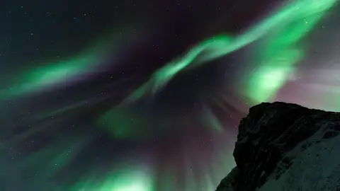 Aurora boreal en Islandia Aurora boreal en Islandia