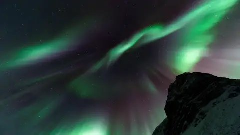 Aurora boreal en Islandia Aurora boreal en Islandia