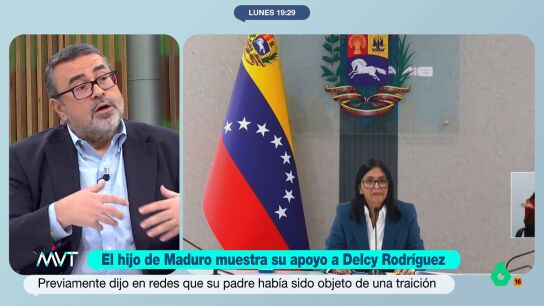 Pedro Rodr&iacute;guez, sobre el papel de Delcy Rodr&iacute;guez: "Ella ha repartido el bot&iacute;n con los c&oacute;mplices de dentro y de fuera"