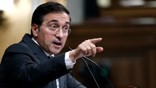 Imagen de archivo del ministro de Asuntos Exteriores, José Manuel Albares, en el Pleno del Congreso. Imagen de archivo del ministro de Asuntos Exteriores, José Manuel Albares, en el Pleno del Congreso.