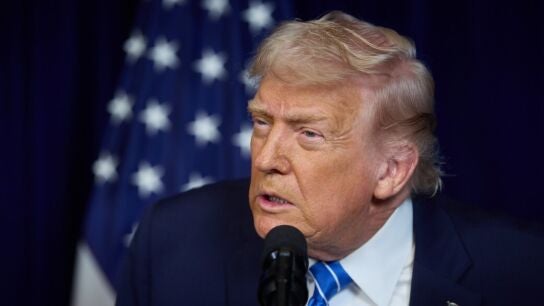 Donald Trump en una foto de archivo