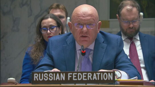 Representante ruso en el Consejo de Seguridad de la ONU, Vasili Nebenzia