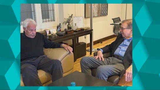 Grafismo que muestra una de las fotos compartidas por Edmundo González Urrutia, tras su reunión con Felipe González Grafismo que muestra una de las fotos compartidas por Edmundo González Urrutia, tras su reunión con Felipe González