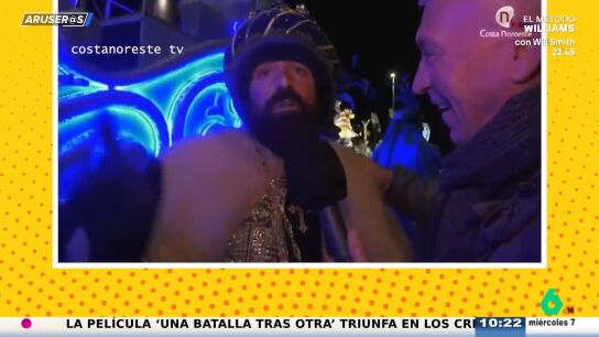 El divertido 'zasca' del rey Gaspar a los ni&ntilde;os: "&iexcl;Estamos hartos de leche y torta, queremos cerveza!"