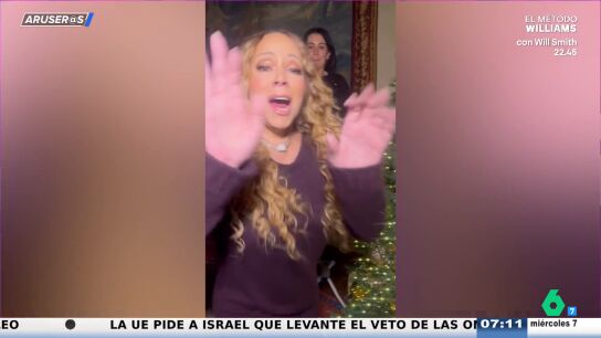 El "grito terror&iacute;fico" de Mariah Carey al dar por finalizada la Navidad: "Deja de recibir su dinerito"