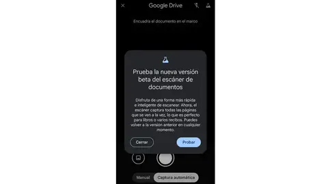El nuevo escáner de Google Drive El nuevo escáner de Google Drive