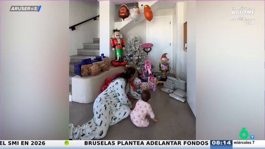 Anabel Pantoja celebra con su hija Alma y David el D&iacute;a de Reyes en Canarias