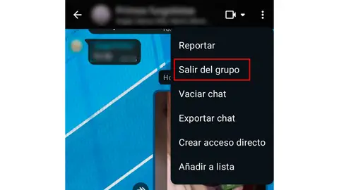 Saliendo de un grupo Saliendo de un grupo