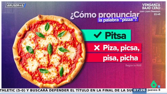 La RAE sorprende al confirmar cómo se pronuncia realmente 'pizza': "¿Entonces el portero del Girona es 'Gatsaniga'?" La RAE sorprende al confirmar cómo se pronuncia realmente 'pizza': "¿Entonces el portero del Girona es 'Gatsaniga'?"