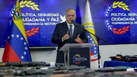 El ministro del Interior venezolano, Diosdado Cabello