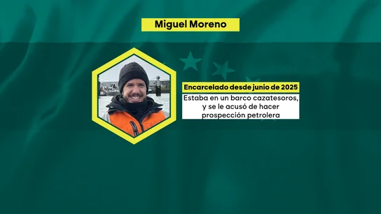 Miguel Moreno, preso liberado por Venezuela Miguel Moreno, preso liberado por Venezuela