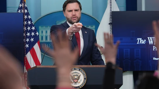 El vicepresidente de EEUU, JD Vance, este jueves en la Casa Blanca. El vicepresidente de EEUU, JD Vance, este jueves en la Casa Blanca.