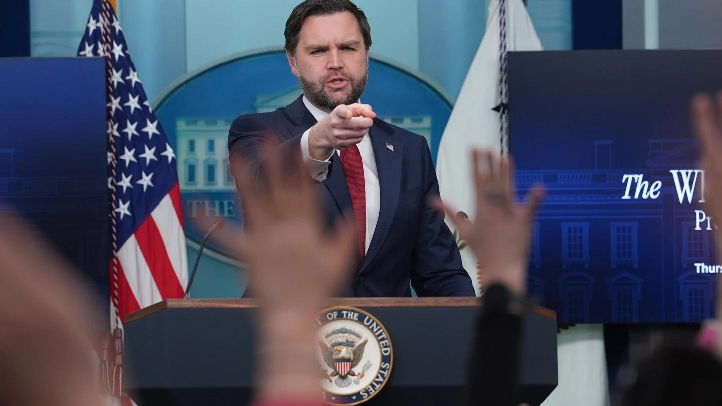 El vicepresidente de EEUU, JD Vance, este jueves en la Casa Blanca. El vicepresidente de EEUU, JD Vance, este jueves en la Casa Blanca.