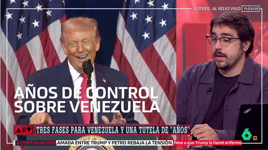 Eduardo Saldaña analiza la intención de Trump en Venezuela: "Proyecta la idea de ejercer un control absoluto en el país" Eduardo Saldaña analiza la intención de Trump en Venezuela: "Proyecta la idea de ejercer un control absoluto en el país"