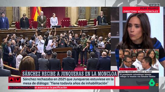Pilar Velasco destaca por qu&eacute; S&aacute;nchez empieza el a&ntilde;o reuni&eacute;ndose con Junqueras: "Quiere recuperar la gobernabilidad"