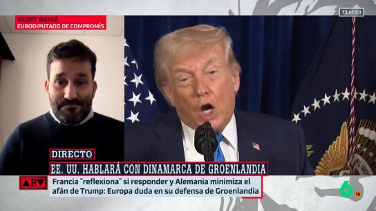 Vicent Marz&agrave;, eurodiputado de Comprom&iacute;s, acusa a Trump de "usar mentiras" en sus argumentos sobre Groenlandia: "La UE est&aacute; demasiado callada"
