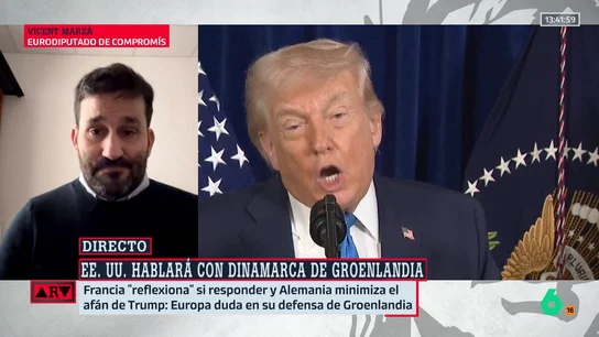 Vicent Marzà, eurodiputado de Compromís, acusa a Trump de "usar mentiras" en sus argumentos sobre Groenlandia: "La UE está demasiado callada" Vicent Marzà, eurodiputado de Compromís, acusa a Trump de "usar mentiras" en sus argumentos sobre Groenlandia: "La UE está demasiado callada"