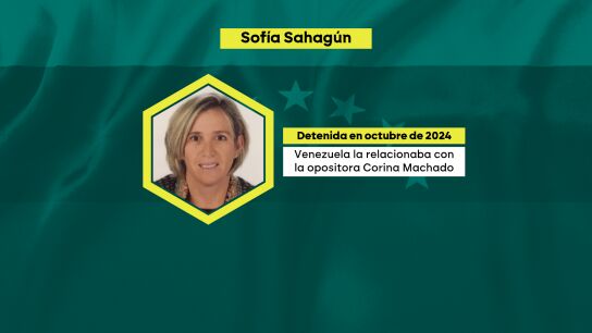 Sofía Sahagún, presa española liberada por Venezuela