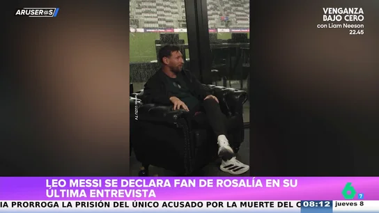 Leo Messi dedica unas bonitas palabras a Rosalía en este vídeo: "Lo que transmite es impresionante" Leo Messi dedica unas bonitas palabras a Rosalía en este vídeo: "Lo que transmite es impresionante"
