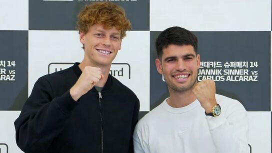 Jannik Sinner y Carlos Alcaraz